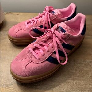 Adidas Wmns Gazelle Bold 'Pink Glow Gum’ rare!